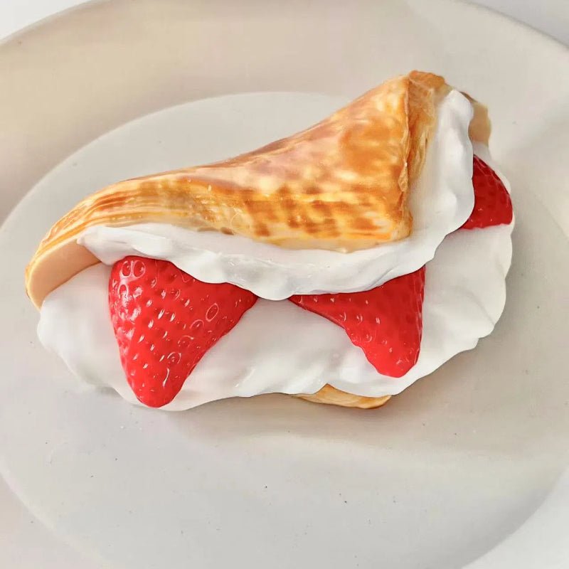 Fruit Cream Triangle Pie Taba Squishy Toy - Squooshland