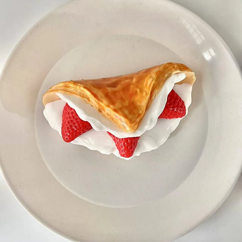 Fruit Cream Triangle Pie Taba Squishy Toy - Squooshland