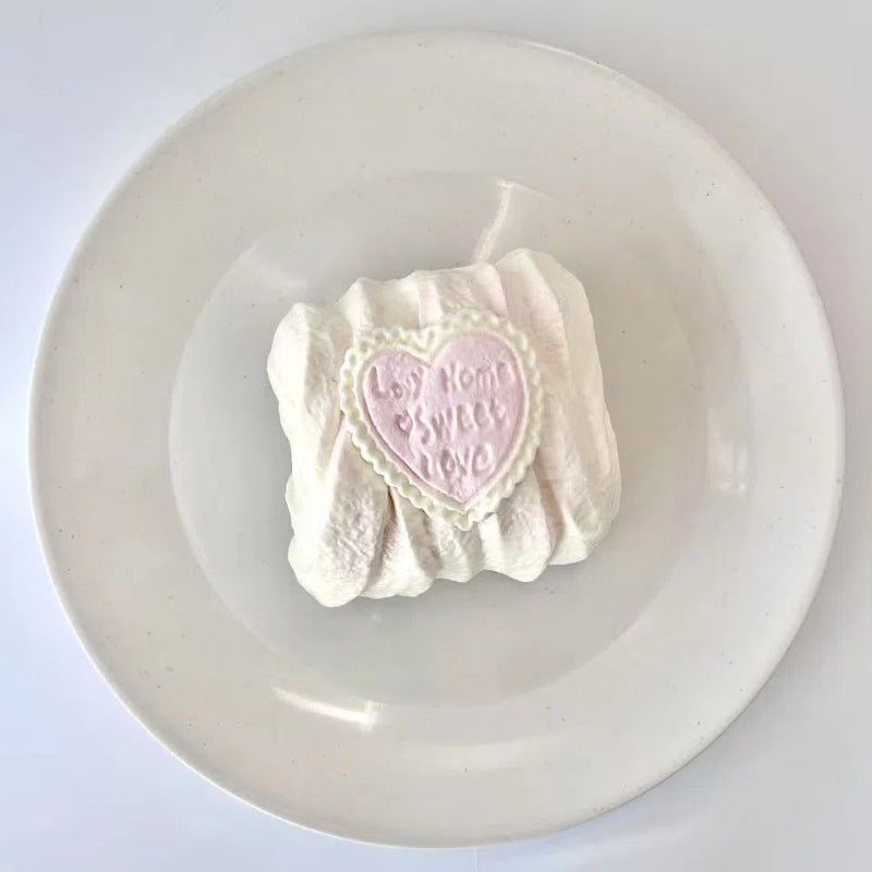 Heart Cream Cake Taba Squishy Toy - Squooshland