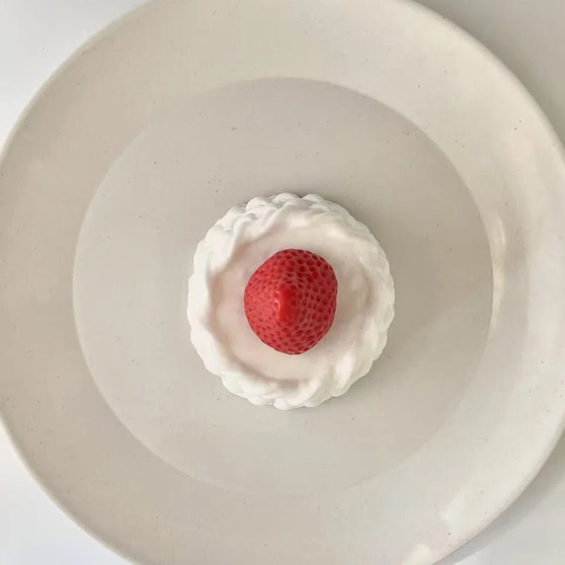 Strawberry Cream Cake Taba Squishy Toy - Squooshland