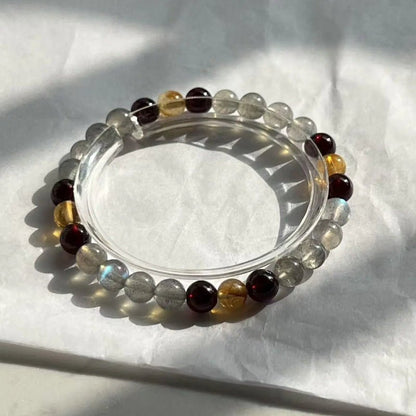 Baihu Crystal Vein Crystal Bracelect - Squooshland