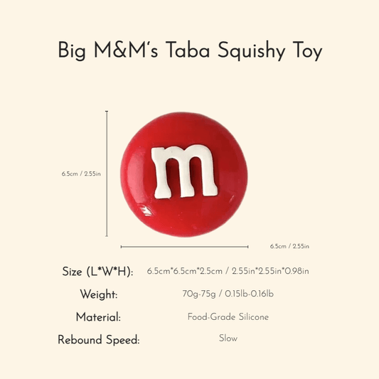 Big M&M‘s Taba Squishy Toy - Squooshland