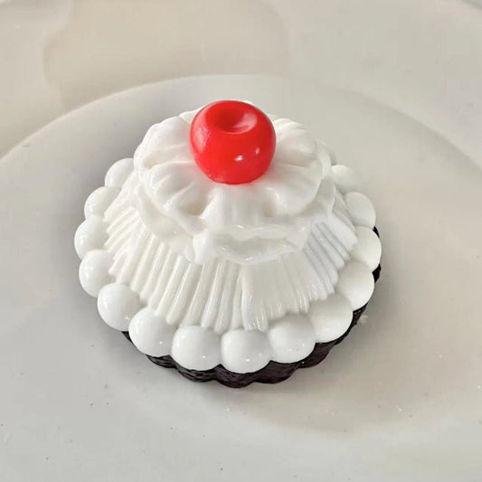 Cherry Cream Tart Taba Squishy Toy - Squooshland