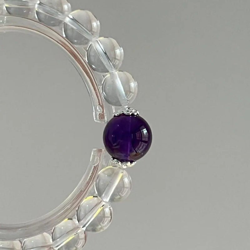 Eye of Amethyst Crystal Bracelet - Squooshland