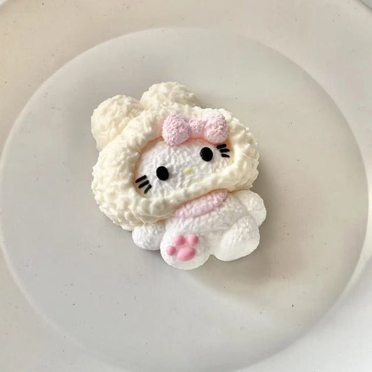 Hello Kitty in Bunny Hat Taba Squishy Toy - Squooshland