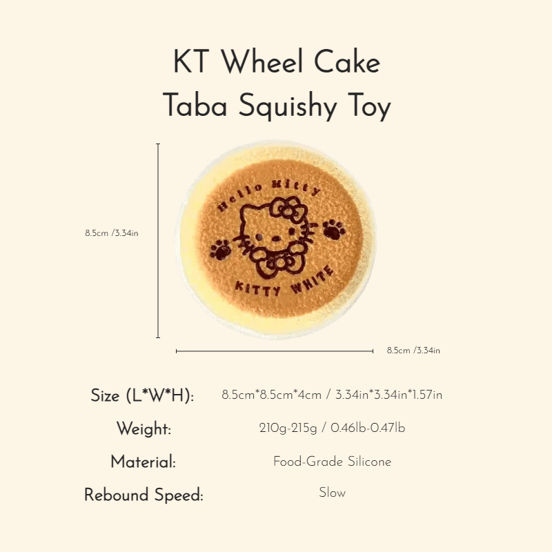 KT Wheel Cake Taba Squishy Toy - Squooshland