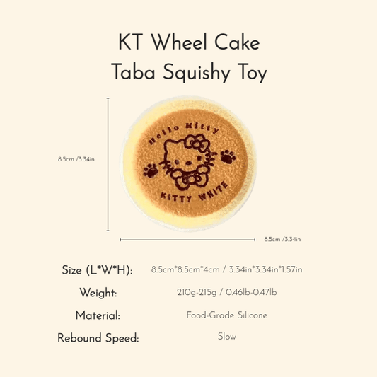KT Wheel Cake Taba Squishy Toy - Squooshland
