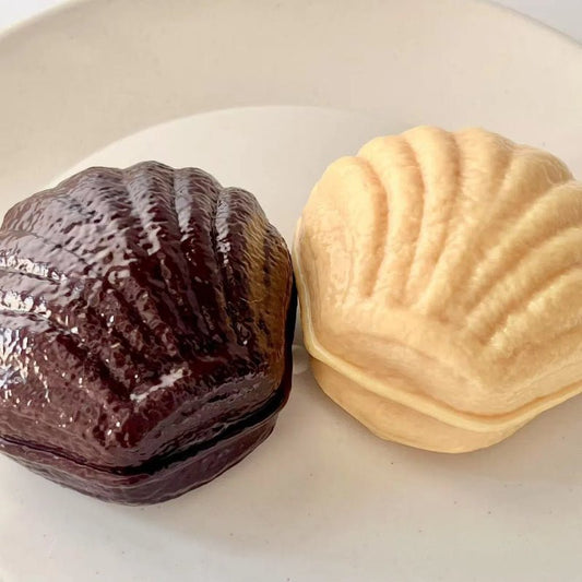 Seashell Shaped Madeleine Taba Squishy Toy - Squooshland